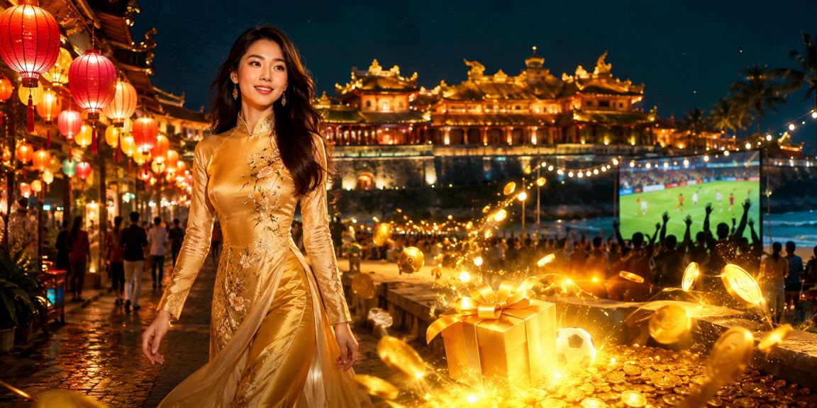 Người chơi cá cược bóng đá tại Huế trong trang phục áo dài truyền thống