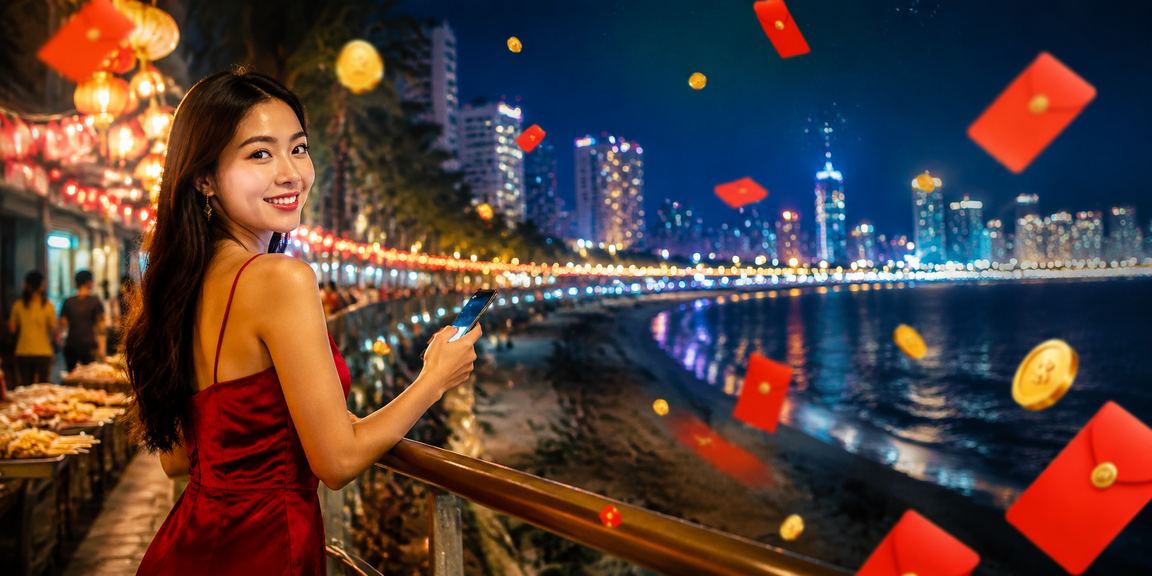 Người chơi tận hưởng không khí lễ hội đêm Nha Trang cùng thưởng thức casino trực tuyến